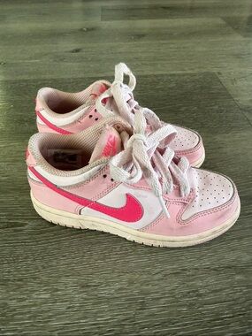 Nike Dunk Low Soft Pink Sneakers 11 C Toddler Girl Shoes